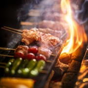 Gion Katana_A special course where you can enjoy Kyoto Akajidori chicken, A5 rank Kobe beef, and seasonal ingredients