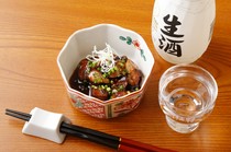 Hakata Mizutaki Chidori_"Liver stew" made with fresh ingredients