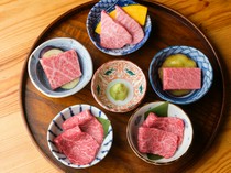  부위마다 개성 있는 맛을 즐길 수 있는 고급스러운 '[당점 명물] 소다치 5성 모둠' 