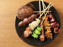  Grilled Chicken Skewers - The texture and rich umami of Nagoya Cochin truly stand out. 