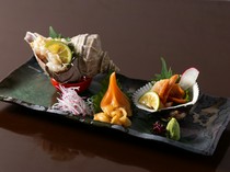  Seasonal Shellfish Sashimi Assortment - draws out the natural flavors of the ingredients and has a quite presence 