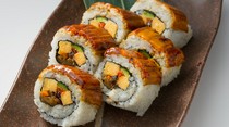  Thick roll with plenty of conger eel 