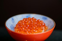 Sushi Yoshitatsu_Salmon roe marinated in soy sauce