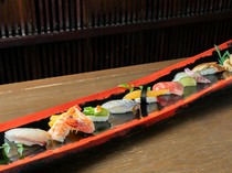  Local Seto Fish Nigiri - guests can simply enjoy seafood from the Seto Inland Sea and Uwakai Sea 