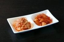 Hakata Motsunabe Yamanaka Akasaka Branch_Assortment of two kinds of kimchi