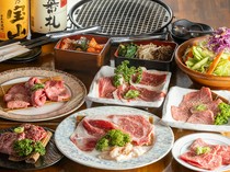  Recommended Set for First-Time Visitors - This is a set for your yakiniku debut, featuring the most popular cuts of meat. 