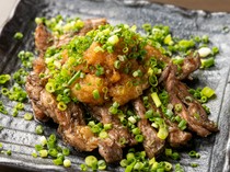  磨碎的桃子配柚子醋 