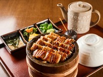 Funachu Ariake Branch_Hitsumabushi (Chopped kabayaki eel on rice) - Fully savor charcoal-grilled eel.