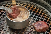 Omi Ushi Yakiniku Niku TATSU Aoyama Main Branch_+ Garlic butter soy sauce