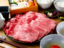 Tabehoudai Sukiyaki Jyuniten Hiroo_90-minute all-you-can-eat sukiyaki course featuring lean and premium marbled meat [New from February 2025]