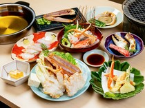  kanikanigassen Course - It's a luxurious course featuring both snow crab and king crab. 