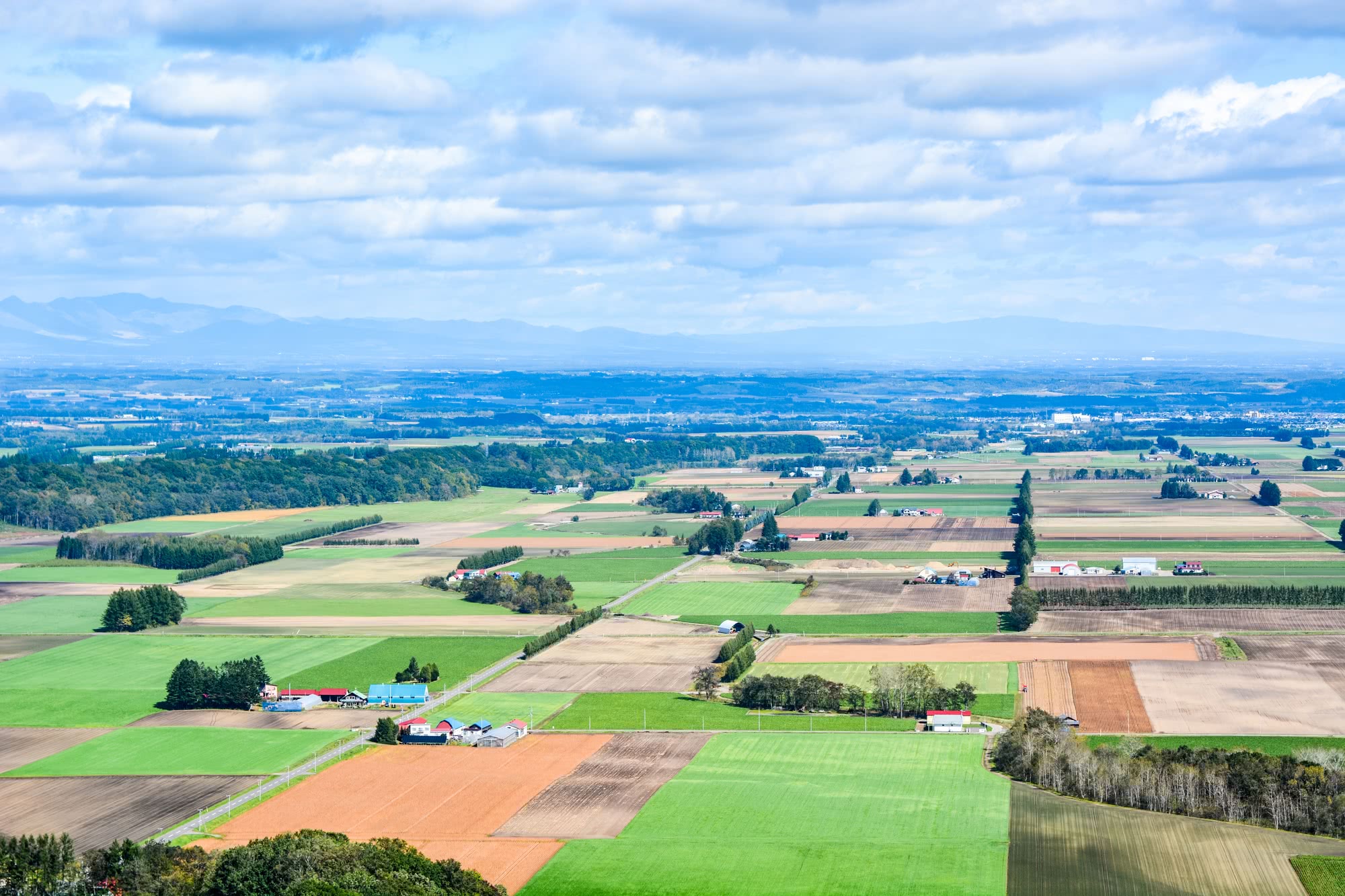 7.十勝平野（新嵐山天空公園展望台）