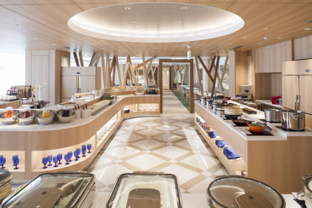 Café & Buffet Dish Parade floor