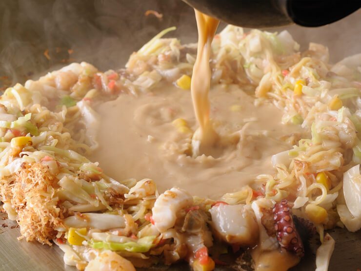 10. Okonomiyaki Monjayaki Asakusa Tsurujiro