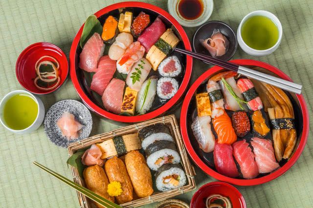 6.關東為江戶前壽司、關西為箱壽司