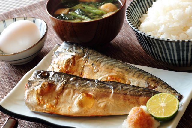 日式早餐食品：魚