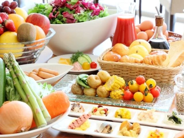 上班前的飯店自助早餐