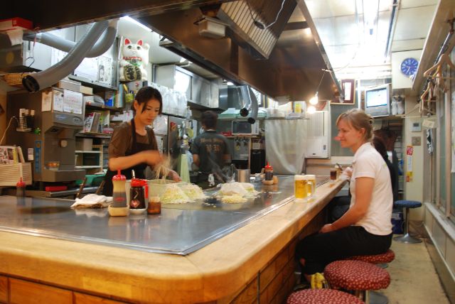 Sit at the Counter Grill or at a Table?