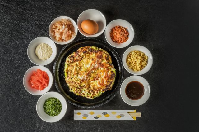 Okonomiyaki Ingredients and Toppings