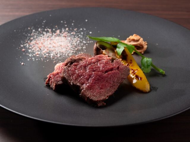 Kobe beef and wine RUSH cuisine