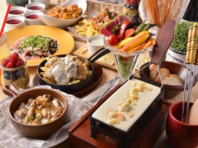 3. 起司鍋&義式酒吧 新宿Terrace 東口站前店