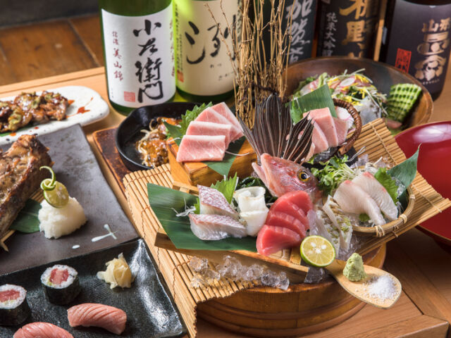 Hon Maguro Robata Gekijo Uojimaya Kumoji main branch cuisine