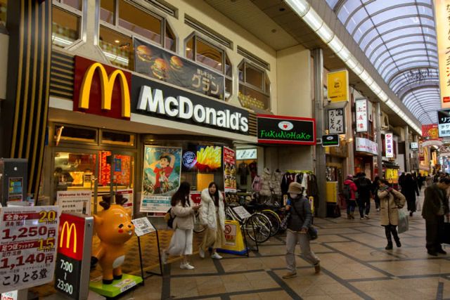 日本最熱門的速食連鎖餐廳