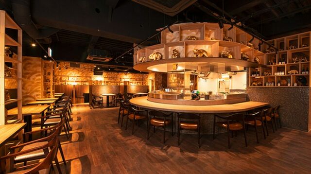 北海文字燒×鐵板燒 KIBORI 新宿 floor