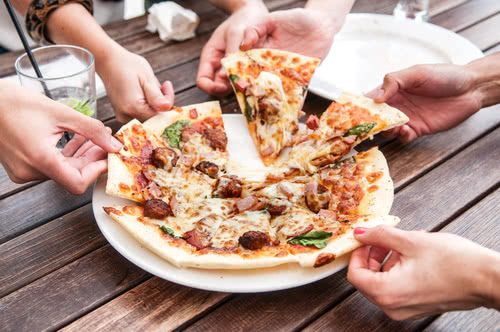 5.分享自己的披薩