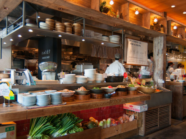 Minoru Shokudo Ginza Mitsukoshi floor