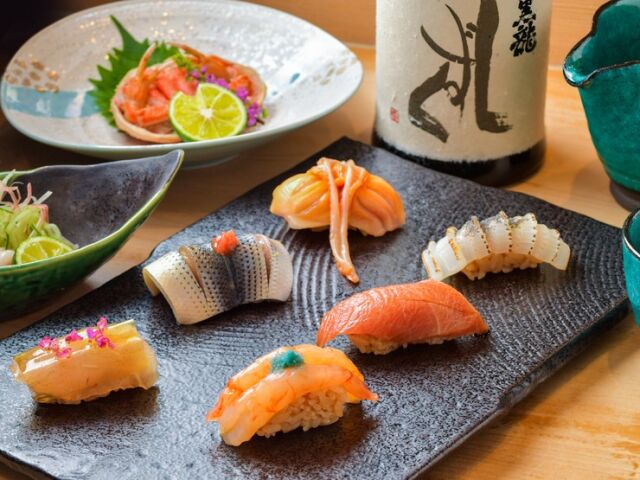 Sushi Urayama Meieki cuisine