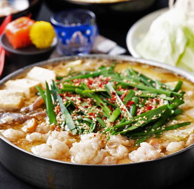 品嚐正宗的福岡&quot;牛腸鍋&quot;和人氣單點菜餚|【博多牛腸鍋  山中】