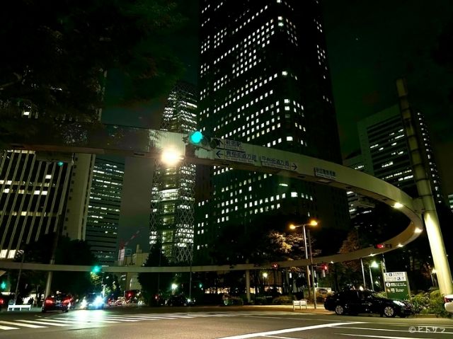 电影开头出现的「新宿警察署后面 交叉口附近」