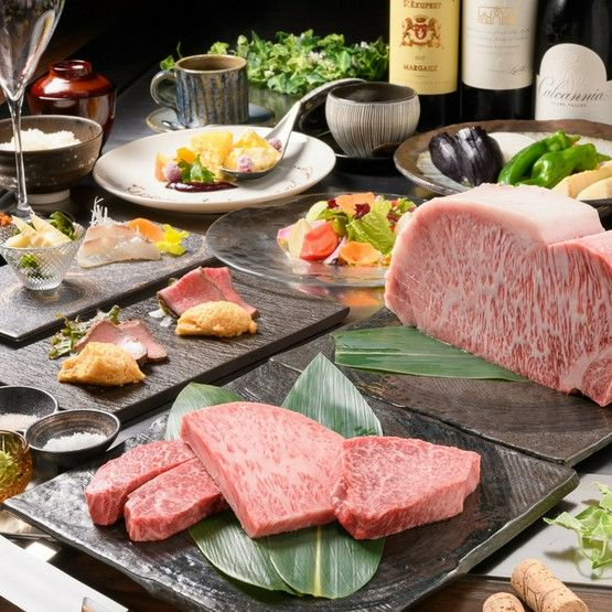 A restaurant where you can fully enjoy the delicious taste of Kobe beef and Kuroge Wagyu beef as it is
