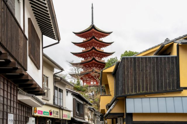 Strolling throughMiyajima Omotesando Shopping Street