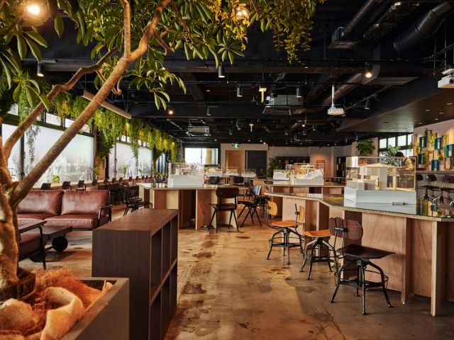 Architecture is the theme, with both the taste and atmosphere exuding a stylish vibe.