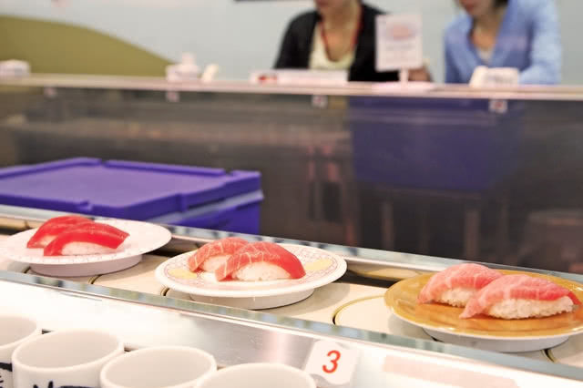 Kaiten Sushi-ten (Conveyor Belt Sushi Restaurant)