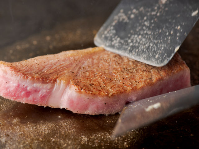 STEAK YU 요리
