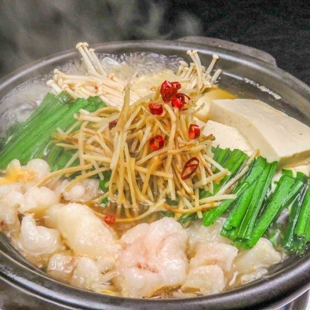 Motsu-Nabe x Mizu-Taki Kishu 요리