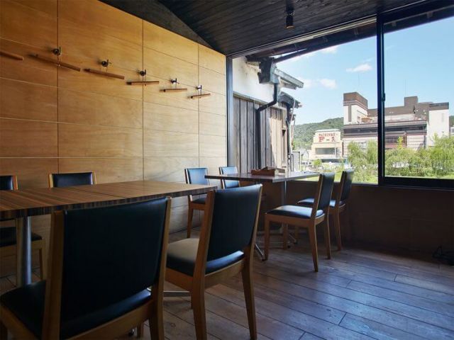 Historic Townhouses Turned Restaurants Nestled in the Center of a Historical Cityscape...