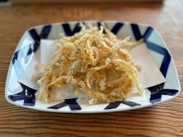 Deep-fried Shinminato Shiroebi