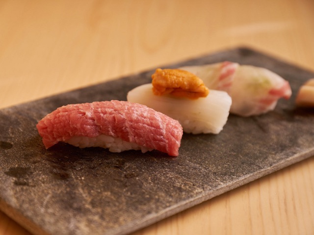 Savor bluefin tuna, selected by a tuna specialist, at counter seating