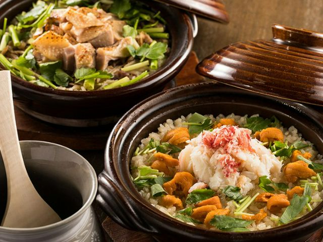 Enjoy Japanese menus that abundantly use seasonal ingredients