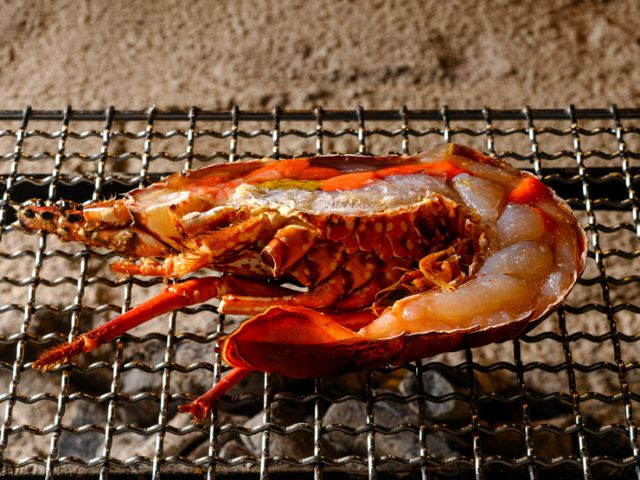 围炉里享受讲究的日本料理的银座隐秘之地