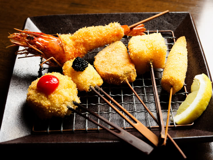 10. Kushiage Shusai Momoya (Karasuma / Izakaya)