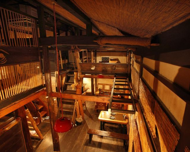 A hidden gem tucked away at the top of a narrow staircase. The restaurant exudes a sense of tranquility and warmth, providing a cozy and soothing space to unwind.