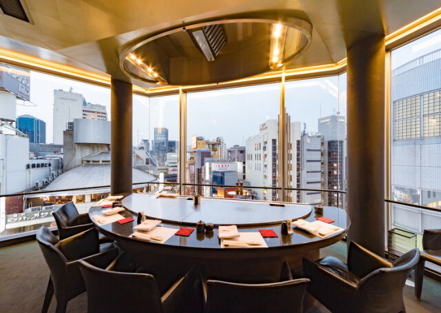 Originator of Teppanyaki Steak Misono, Kobe Main branch floor