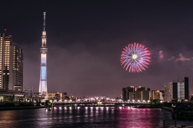 煙火總施打約20,000發！隅田川煙火大會