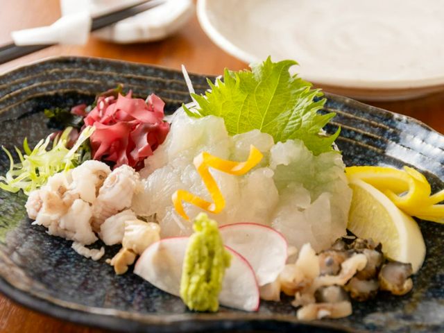 可以品嚐到新鮮「虎魚」料理的和食居酒屋