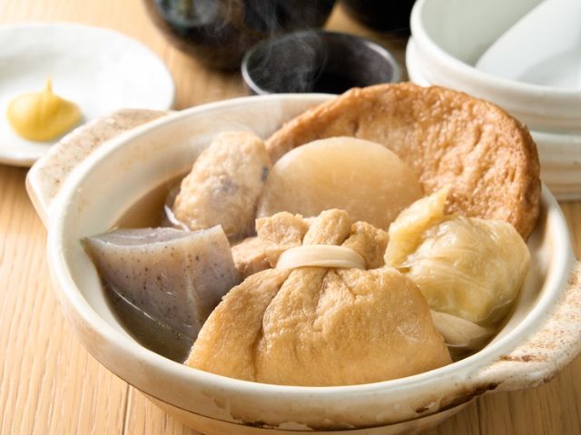 炉端烧・关东煮・握寿司,多彩的菜单让人非常满意